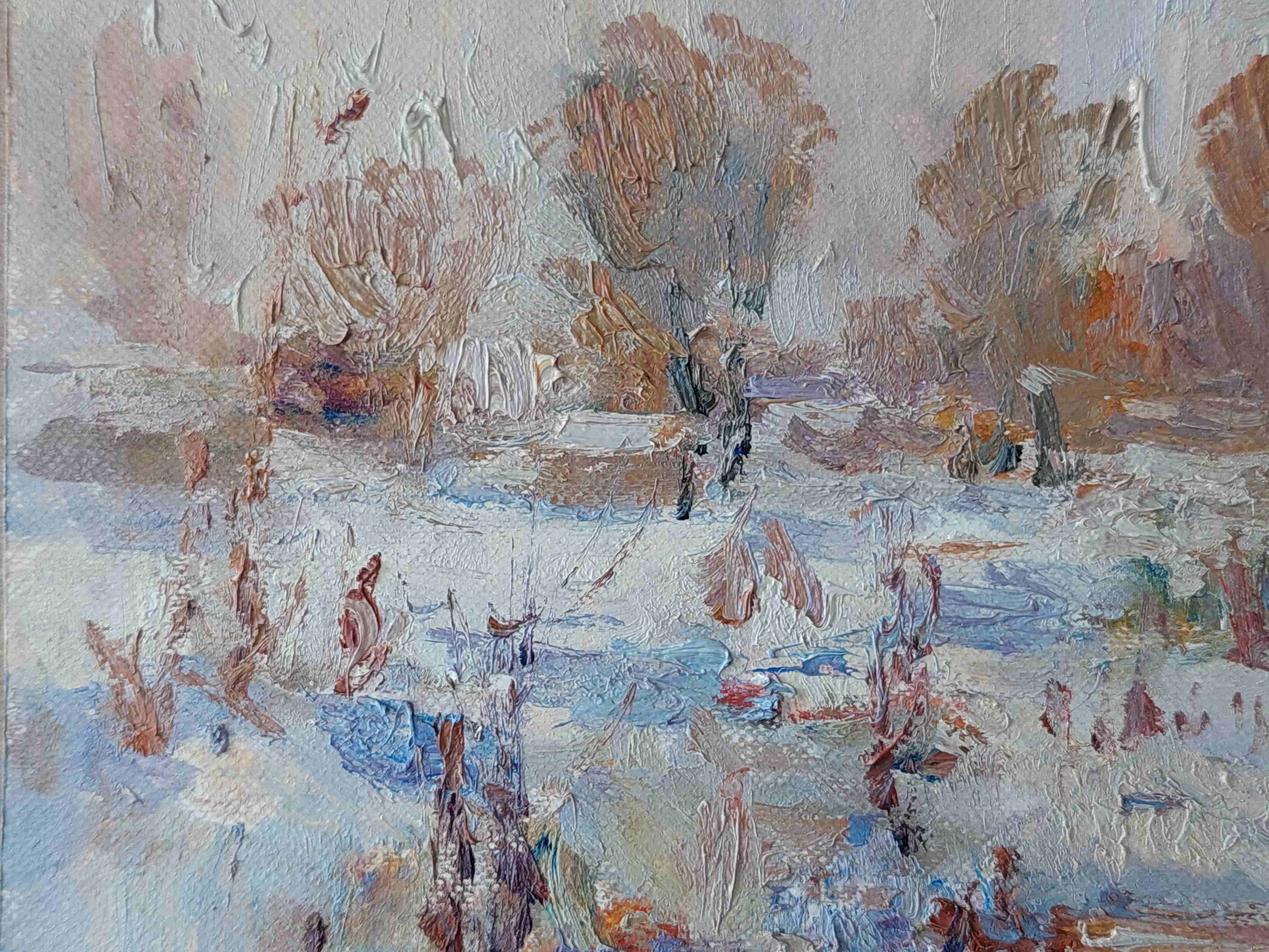 Winter. Lake. _ (2014) by Oleksandr Khrapachov