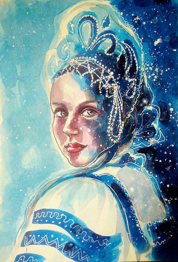 Snow Maiden (2022) by Olga Kasatkina