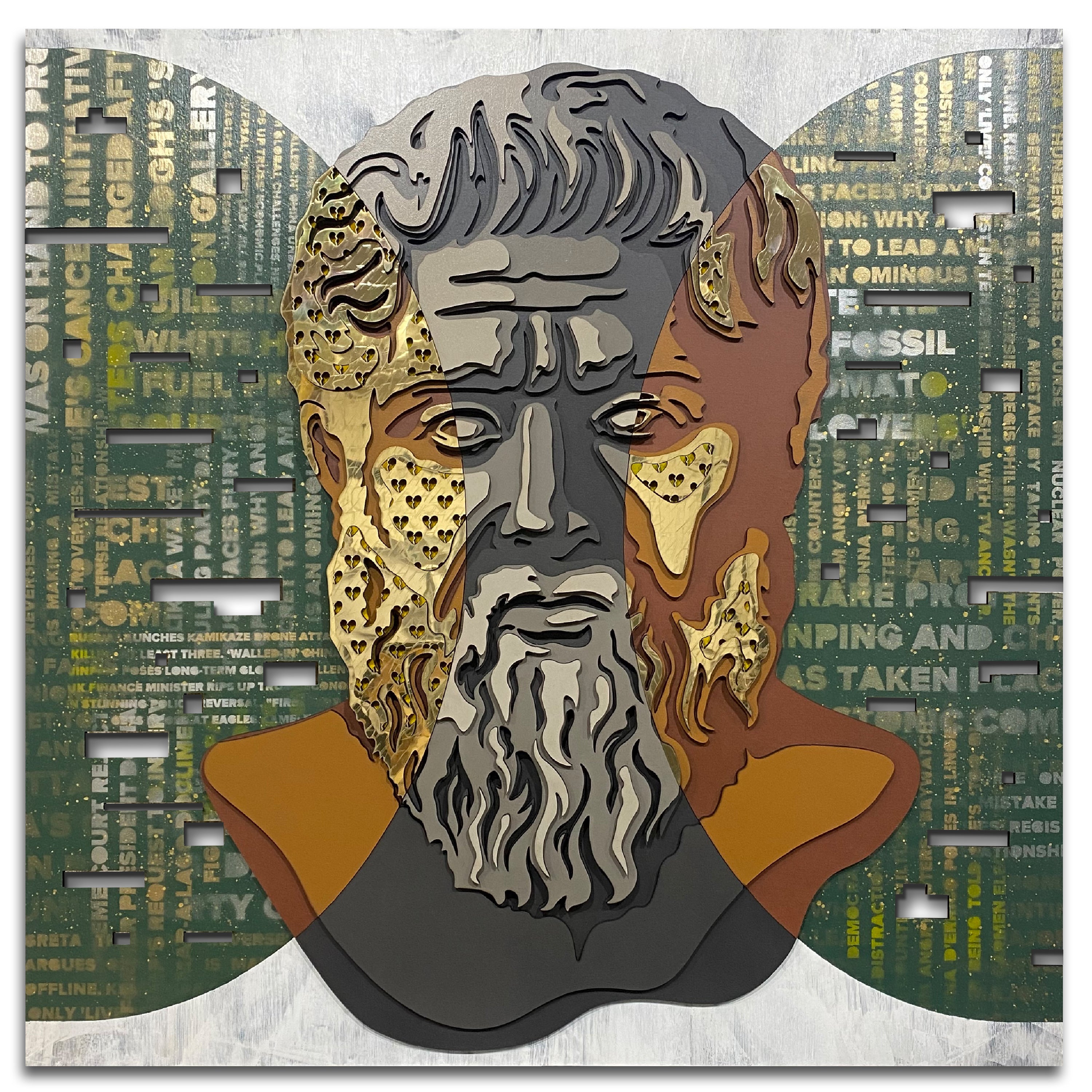 #Plato, Cult series, Edition of 51 (2022) by Andrey and Aleksey Kulibin