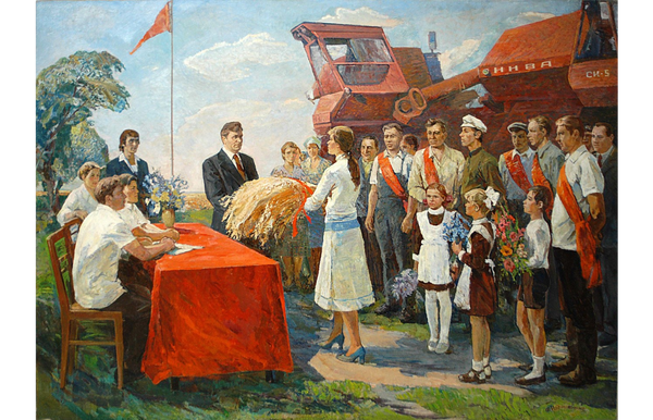 Harvest festival (1970's) by Fedor Nedoshovenko