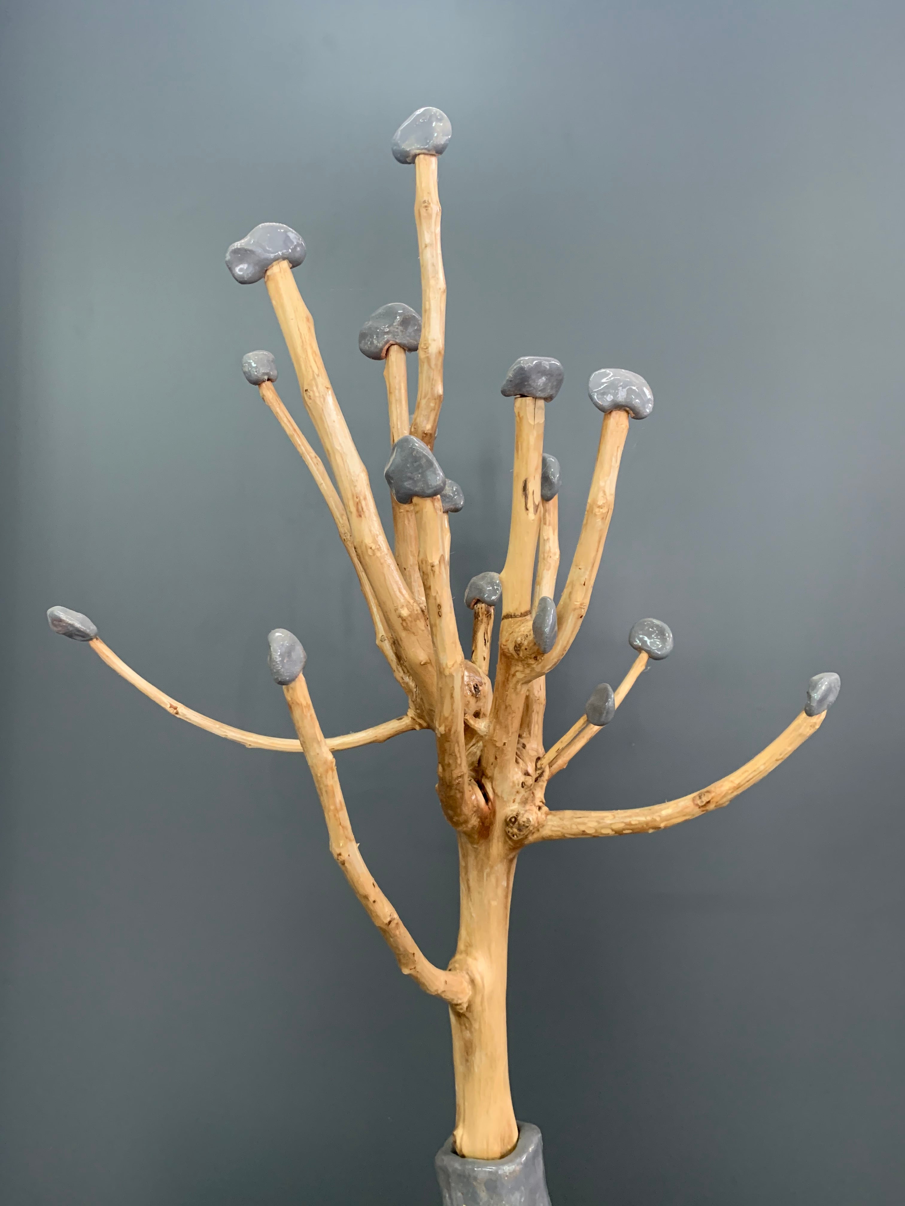 Gray tree (2018) by Olesia Dvorak-Galik
