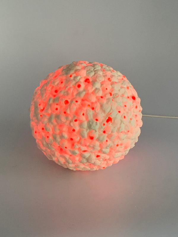 Ball with red light (2020) by Olesia Dvorak-Galik