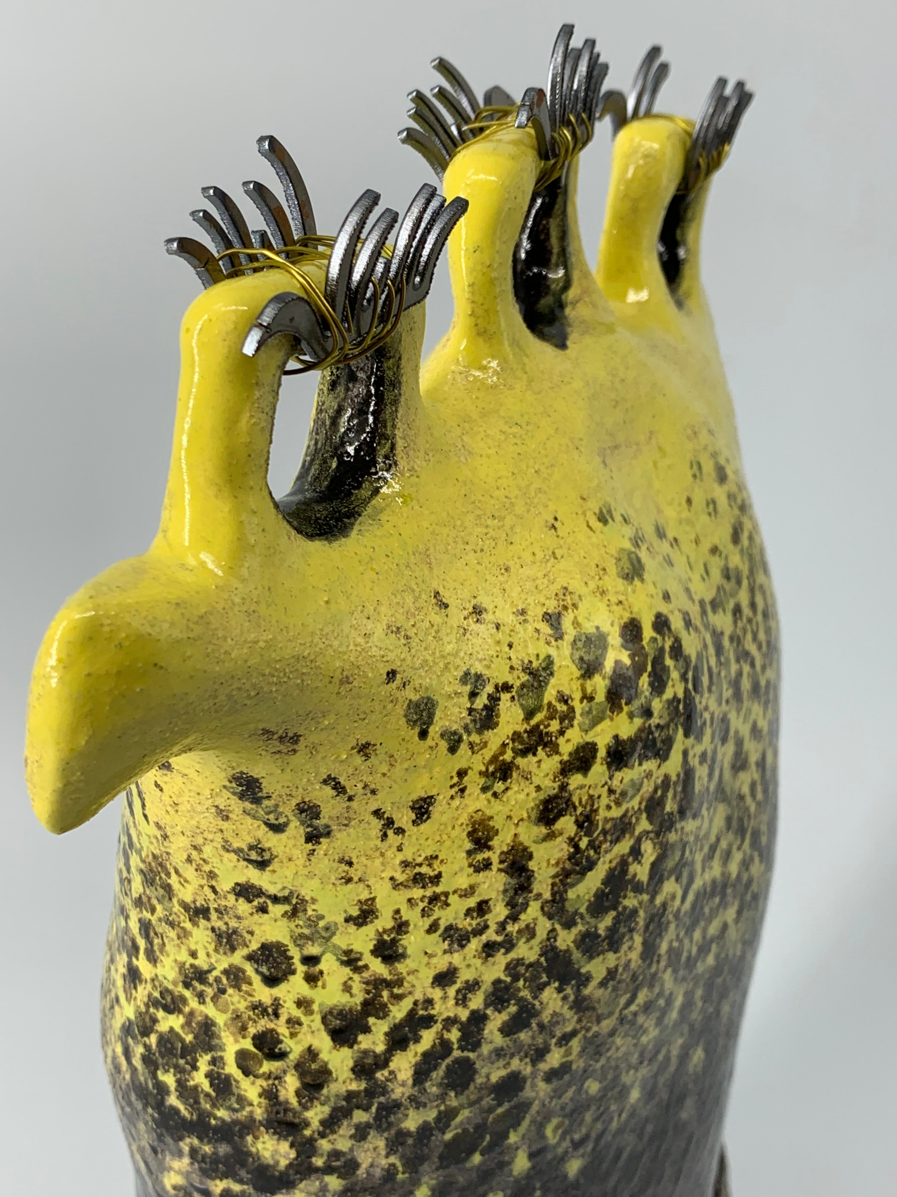 Yellow creature (2021) by Olesia Dvorak-Galik