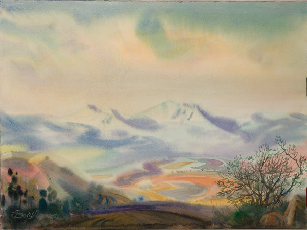 Mountain range (1985) by Boris Akopian