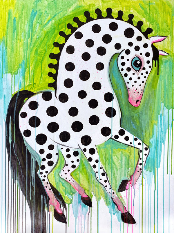 Oriental horse (2020) by Sofiia Bortnikova