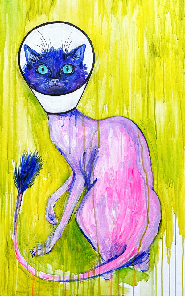 Alien cat (2020) by Sofiia Bortnikova