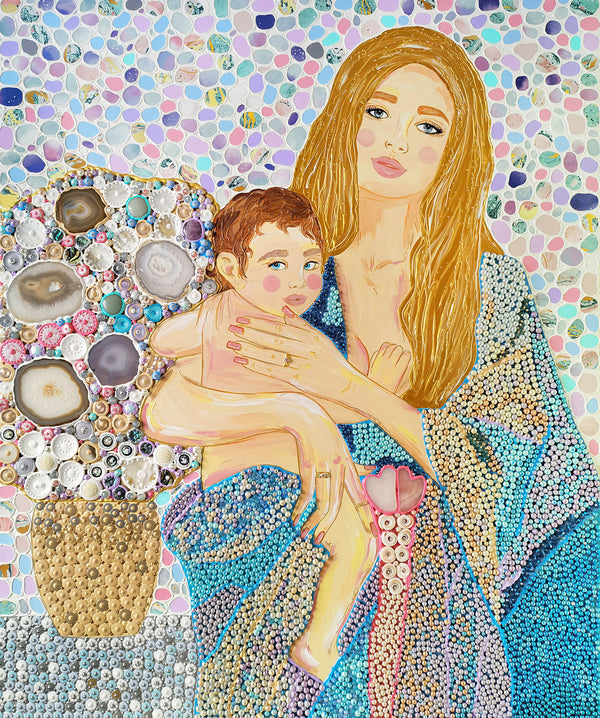 Mother and child (2021) by Irina Bast